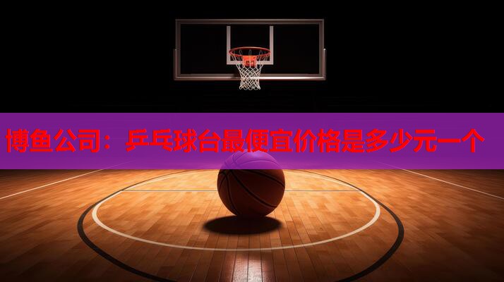 博鱼公司：乒乓球台最便宜价格是多少元一个