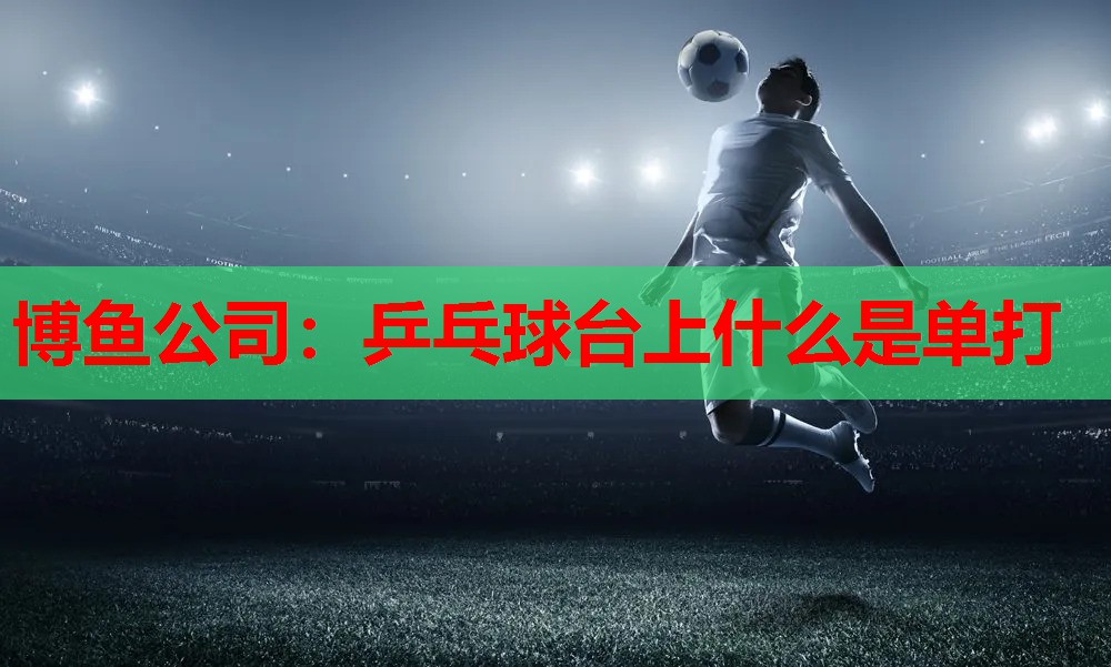乒乓球台上什么是单打
