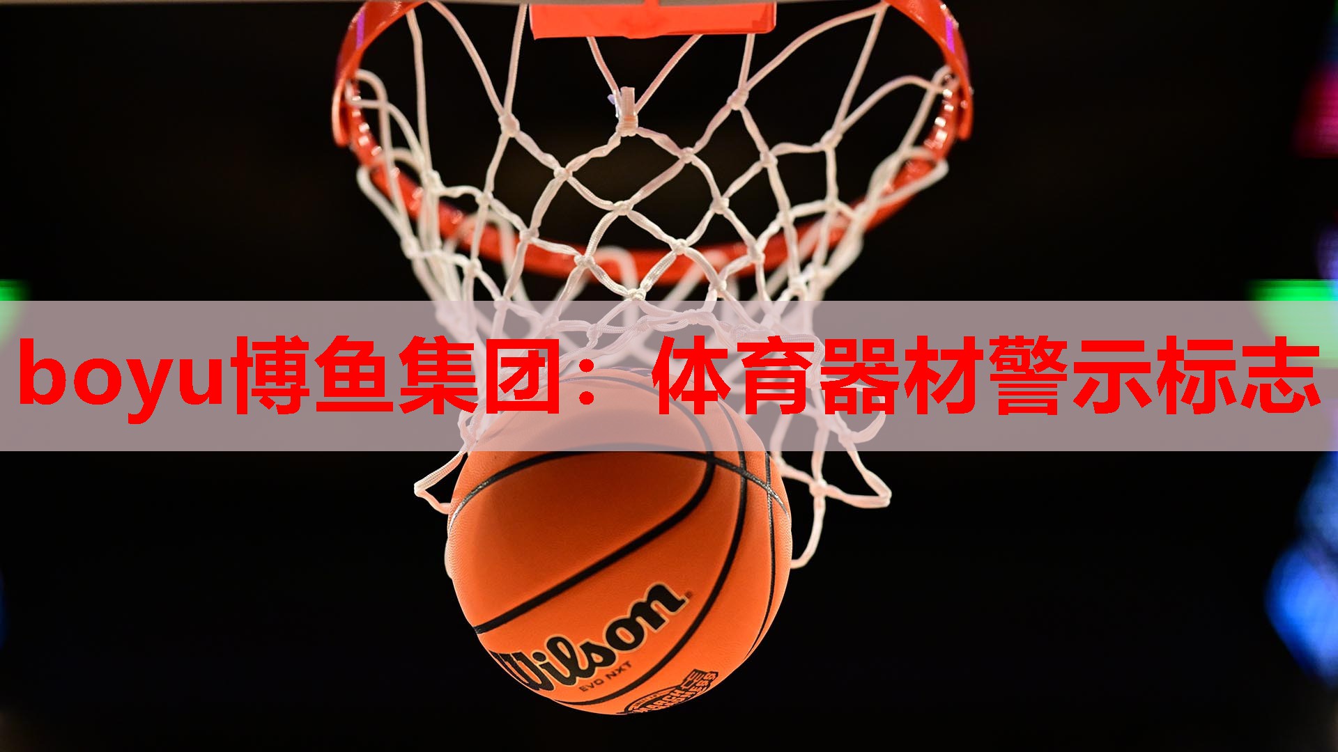 体育器材警示标志