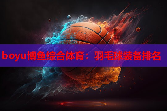 羽毛球装备排名